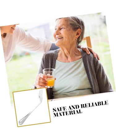 DOITOOL Adaptive Hand Tableware - Lightweight Feeding Assist Fork for Elderly and Disabled - Ergonomic Angled Design - Buy Online on GoSupps.com