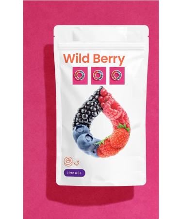 Wild Berry Flavour Pods (x3) Pods Only | Compatible with Air Up Water Bottle | Revolutionary Pods Transform 15L of Water | 0 Cals 0 Sugar | Refreshing Senses - Buy Online on GoSupps.com