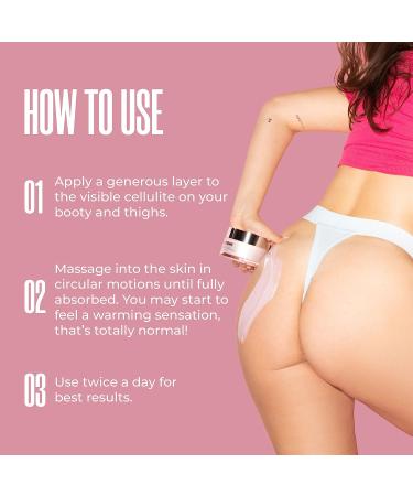 MALYS B-TIGHT Lift and Firm Booty Mask - Cellulite Reduction with Hyaluronic Acid, Guarana Extract, Pink Pepperslim - Buy Online on GoSupps.com