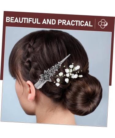 minkissy Hair Accessories Clips Women Hair Clip Hair Clip for Girl Clip for Hair Decorative Hair Clip Rhinestone Hair Clip Duckbilled Hair Clip for Women Cute Hair Clip Metal Decorate Miss - Buy Online on GoSupps.com