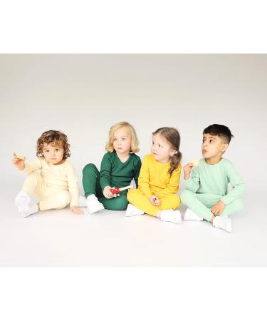 DreamBuy 20 Colours Ribbed Pyjama/Tracksuit/Loungewear Unisex Boys And Girls 1-2 Years - Forest Green - Buy Online on GoSupps.com