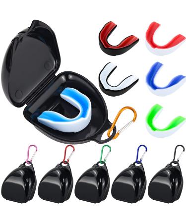 Kids Mouth Guard 6 Pack MENOLY Toddler Sport Mouth Guard Kids with 6 Portable Cases for Football Basketball Boxing MMA Wrestling Hockey Small(under 7 Year old)