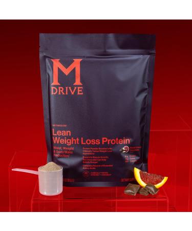 Mdrive Lean for Men - Protein Powder for Lean Muscle Mass with Morosil & Blood Orange Flavor - 30 Servings - Buy Online on GoSupps.com