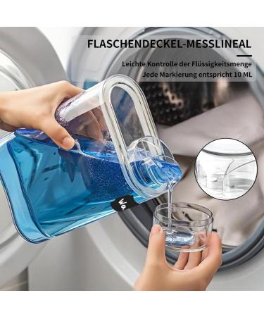 Fukamou Laundry Detergent Dispensers Laundry Detergent Storage Container | Large Capacity Fabric Softener Container Organizer for Washing Powder and Detergent - Buy Online on GoSupps.com