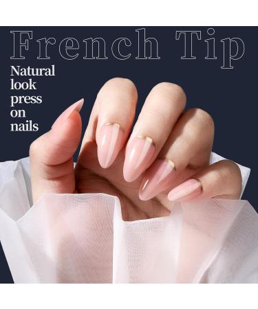 FANDAMEI Press on Nails - 576PCS Almond Shape 24 Stunning Colors Matte & Glossy Glitter & French Tip Designs for Gorgeous Nail Art - Buy Online on GoSupps.com