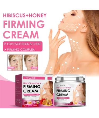 Botiniv Hibiscus and Honey Firming Cream 50ml | Infused with Hibiscus Flower Extract Honey Collagen and Jojoba Oil | Skin Firming Cream with Collagen - Buy Online on GoSupps.com