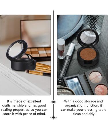 MAGICLULU 18 Pcs Eye Shadow Replacement Box Cosmetic Travel Containers Makeup Eyeshadow Blush Platen Pp Pack 3.8x1.9cmx3pcs Blackx3pcs - Buy Online on GoSupps.com