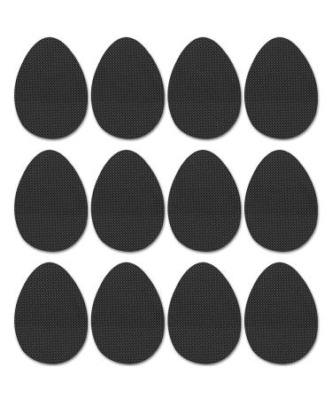 6 Pairs Anti-Slip Shoe Grips Sole Stick Protector  Non-Skid Pads for Shoes  Self-Adhesive Shoe Grips Anti Slip Shoe Pads (Black)