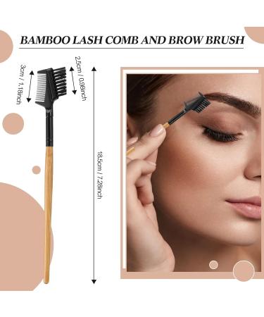 Eyeline Bamboo Eyelash & Eyebrow Brush - Double-Sided Makeup Tool for Women - Buy Online on GoSupps.com