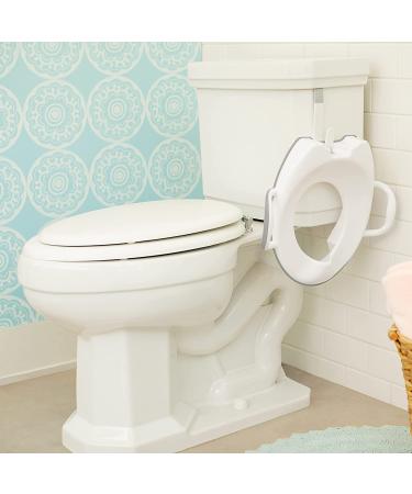 Munchkin Hooked Potty Ring Grey - 1 Count | Easy-to-Attach Toilet Training Seat - Buy Online on GoSupps.com