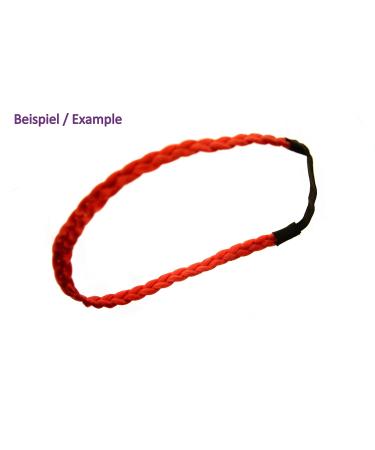 WIG ME UP CXT-009-138 Braided Headband - 1cm Narrow White Costume Hairband for Traditional Styles - Buy Online on GoSupps.com