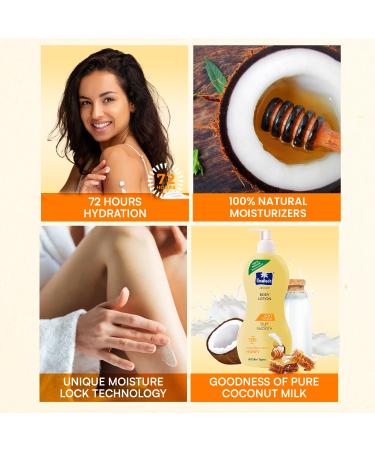 Parachute Advansed Soft Touch Body Lotion with Pure Coconut Milk & Honey |For Women & Men | All Skin types | 100% Natural 72h Moisturisation | 13.5 Fl.oz. (Pack of 2) Soft Touch 13.53 Fl Oz (Pack of 2) - Buy Online on GoSupps.com