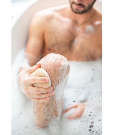 Buy Konjac Walnut Shell Exfoliating Body Sponge | Gentle Daily Exfoliation & Cleansing | 100% Plant-Based | Softens & Revitalizes Skin | International Shipping Available - Buy Online on GoSupps.com