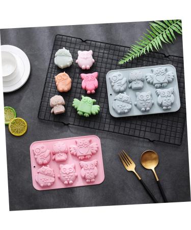 Ciieeo 4 Pcs Baking Cake Mold Silicone Molds Roasting Pan Baking Tray Resin Creative Baking Mold Tool Candy 19.9x13.8cmx2pcs Bluex2pcs - Buy Online on GoSupps.com