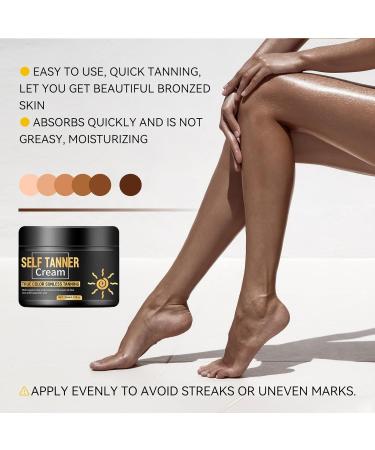 Self Tanner Cream True Color Sunless Tanning Premium Sunbed Tanning Accelerator Cream Self Tan Body Cream Face and Body Tanning Gel Intensive Tanning Gel Natural Self Tanner & Tanning Accelerator - Buy Online on GoSupps.com