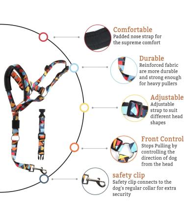 Fainfun Dog Halver - Head Haller & Halter for Large Dogs | Safe Walks & Prevention of Aggression - Buy Online on GoSupps.com