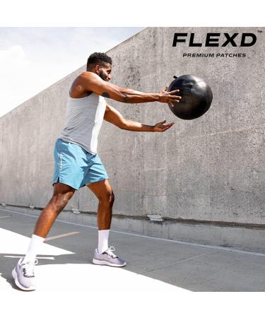 Flexd Waterproof Sensor Covers for Libre 2 & 3 (30 Pcs) - CGM Adhesive Patches - Round Black - Adhesive-free Center - Buy Online on GoSupps.com