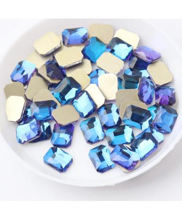 100pcs Nail Art 6X8mm Re-Octagonal Flatback Crystal Stones DIY Decorations Manicure Diamond for Nail - Buy Online on GoSupps.com