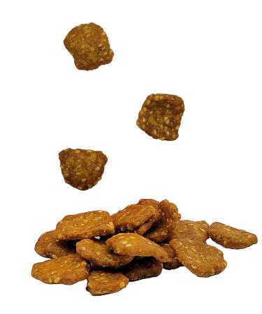 Honey Roasted Mini Sesame Chips - Non-GMO Crunchy Brown Sesame Chips (1 lb) - Buy Online on GoSupps.com