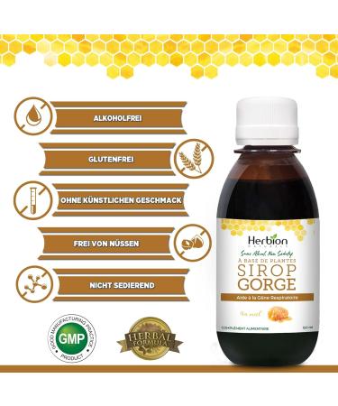Herbion Naturals Cough Syrup with El Jarabe Para La Tos Con Miel Naturally Soothes the Throat Green Honey 5 fl oz Pack of 2 - Buy Online on GoSupps.com