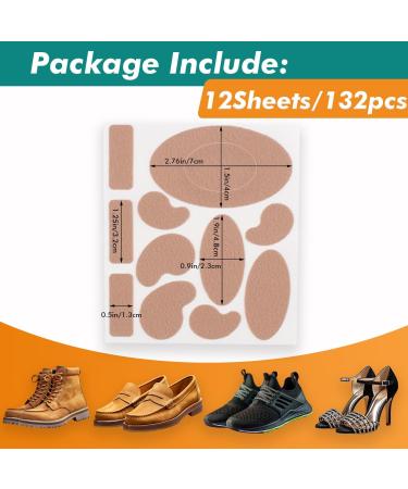 Adhesive Moleskin Pads for Blisters | 12 Sheets (132 Pieces) - Prevent Friction & Protect Feet - Buy Online on GoSupps.com
