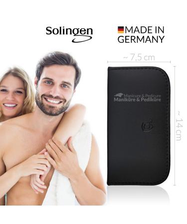 Premium 6-Piece Manicure Set from Solingen | Elegant Art Leather Case | Durable Polished Steel | Ideal for Men & Women - Buy Online on GoSupps.com