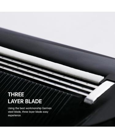 Durimi Back Razor for Men | Ergonomic Body Shaver | Effortless Wet & Dry Back Hair Removal | Black - Buy Online on GoSupps.com