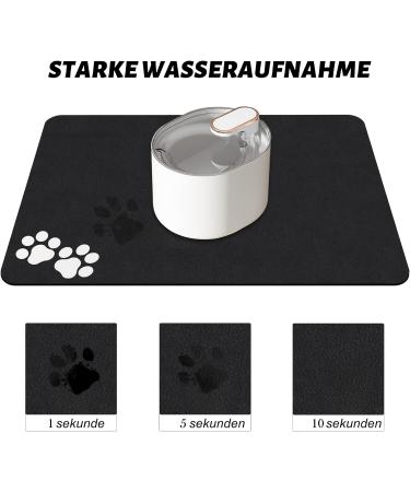 Shop Suppal Pad for Dogs & Cats - Non-Slip Super Absorbent Fast-Drying 60x40cm Feed Mat - Perfect Cat & Dog Bowl Underlay - Buy Online on GoSupps.com