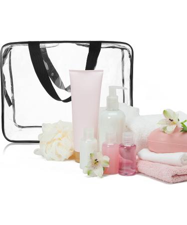 Sibba Clear Tote Bag | Large Transparent Makeup Storage Bag | Waterproof Cosmetic Organizer Handbag | Travel Accessory | Clear Fashion - Buy Online on GoSupps.com