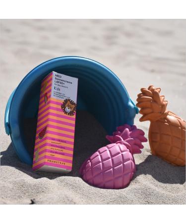 Phametra Med Sunscreen LSF 50+ for Kids | High UVA + UVB Protection | Fragrance-Free Vegan Waterproof | 50ml Safe for Allergic Skin - Buy Online on GoSupps.com