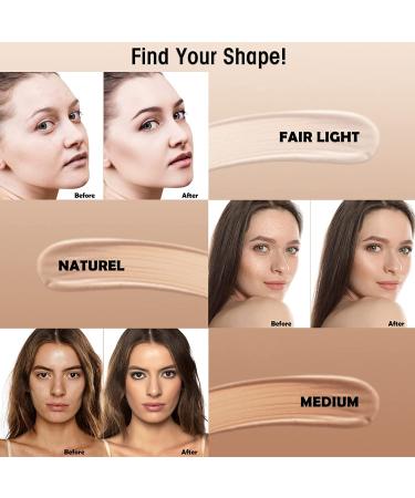Siamhoo CC Cream Foundation SPF 50+ | Full Coverage Color Corrector Makeup 45ml - Naturel - Buy Online on GoSupps.com