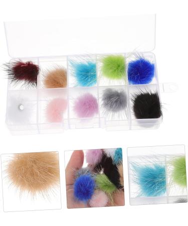 FRCOLOR 3 Boxes Nail Set Pompom Balls Nail Art Puff Nail Charms Nail Fluffy Manicure Accessories Pompoms for Nails Charms for Nail Accessories Velvet Removable 3D Decorations - Buy Online on GoSupps.com