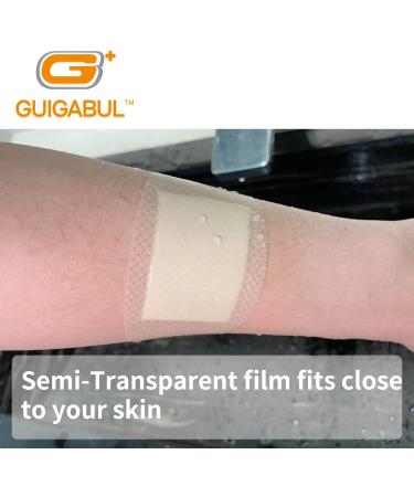 G+ GUIGABUL Silicone Adhesive Bandages 2''x4'' Extra Large 30 Counts - Gentle on Elderly Sensitive Skin - Painless Removal, Waterproof & Hypoallergenic - Buy Online on GoSupps.com