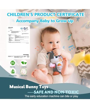 Moontoy Baby Music Toy - Interactive Rabbit Toy for 1-2 Year Olds Learning & Crawling Fun with Music & Light - Perfect Gift for Boys & Girls - Buy Online on GoSupps.com