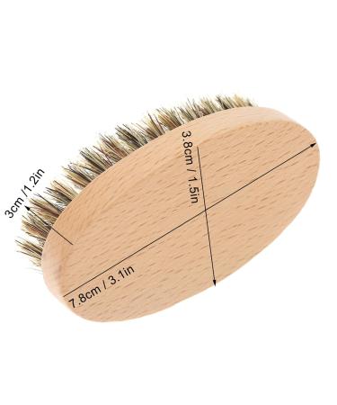 Gavigain Shaving Brush for Men | Facial Hair Cleaning & Mustache Oval Beard Brush - Premium Grooming Tool for Ultimate Shave Experience - Buy Online on GoSupps.com