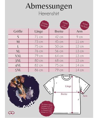 Personalized Dachshund T-Shirt for Men | Unique Gift for Dog Owners - Shirtracer - Purple XL - Buy Online on GoSupps.com