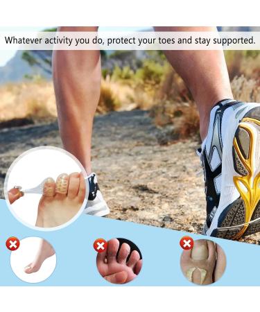 20 Pcs Gel Toe Caps - Silicone Toe Protection for Men & Women | Breathable Small Toe Cushions for Comfort - Buy Online on GoSupps.com