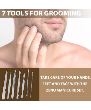 ZENO 13-Piece Nail Clippers Set for Thick Nails - Professional Manicure Kit for Men and Women - Buy Online on GoSupps.com