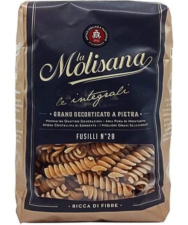 La Molisana Whole Wheat Fusilli N.28 500 Grams - Buy Online on GoSupps.com