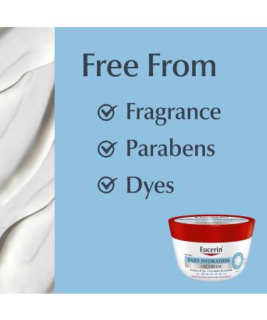 Eucerin Daily Hydration Gel Cream 12 Oz Jar - Fragrance-Free Body Moisturizer - Buy Online on GoSupps.com