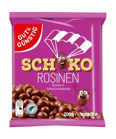Shop Good&Cheap Chocolate Raisins - Milk Chocolate 3 Pack (3x200g) | International Shipping Available - Buy Online on GoSupps.com