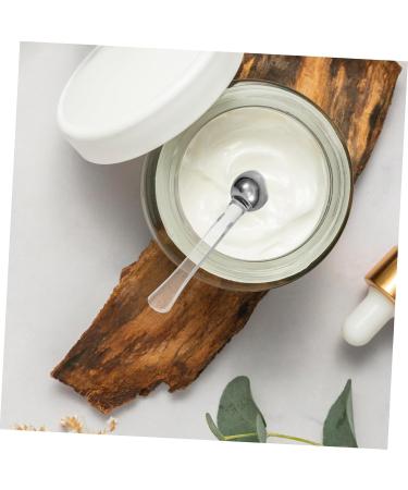  Beatifufu Eye Cream Massage Handle Round Spatula Cream Spatula Makeup Mini Metal Makeup Skin Care Spatula For Skin Care Facial Spatula - Buy Online on GoSupps.com