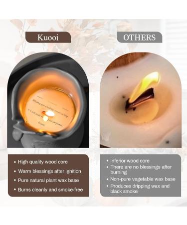 Natural Soy Wax Scented Candles | Aromatherapy Holiday Candle for Men | Cedar & Leather Secret Message - Buy Online on GoSupps.com