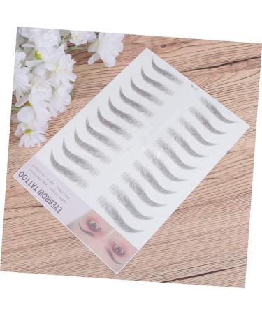 Gogogmee 2pcs 3d Stickers 3d Brow Stickers Brow Shaper Brow Tool Water Proof Template 6d - Buy Online on GoSupps.com