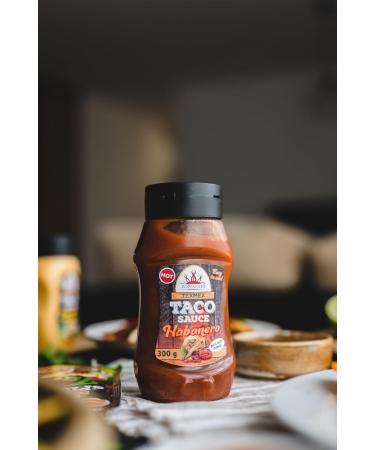 Texmex Taco Sauce Habanero - Vegan, Gluten-Free, Lactose-Free - Spicy Hot Flavor - 300g - Buy Online on GoSupps.com