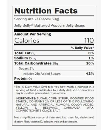 Jelly Belly Buttered Popcorn Gourmet Jelly Beans 3-Pack Bundle - Christmas & Holidays Candy - Vegan Candy Dairy Free Snacks Kosher Candy Gluten Free Bulk Candy Stocking Stuffers for Teens - Buy Online on GoSupps.com