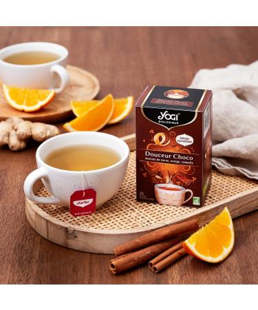 Yogi Organic Chocolate Sweetness 100% Organic Cocoa Peel Orange and Cinnamon 15 Heat Sealed Sachets without staple 30 g  - Buy Online on GoSupps.com