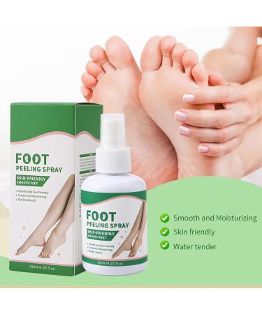 YUNFAX Foot peeling spray instant foot peeling removes dead skin exfoliateshydrates rough feet 120 ml per day travel fitness against dry heel cracks gives smooth skin 3 pieces 3 pieces - Buy Online on GoSupps.com