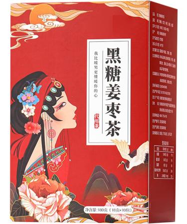 Traditional Longan Wolfberry Healthy Tea Brown Sugar Ginger Red Dates Tea for Dysmenorrhea Body Cold - Buy Online on GoSupps.com