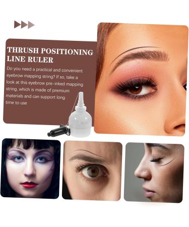 Ipetboom 5pcs string Makeup Women Ruler Brow Line M Eyebrow Drawing Positioning Linem Mapping Pre- - Buy Online on GoSupps.com